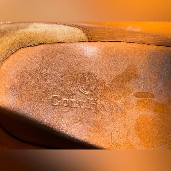 Cole Haan Tucker Venetian C03559 Brown Leather Loafers Men’s 10.5 - Picture 2 of 9